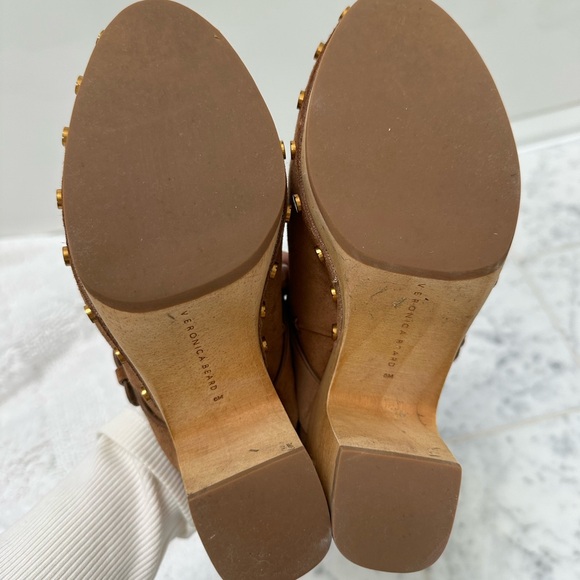 Veronica Beard Dacey Suede Clogs 6 M - Picture 4 of 6